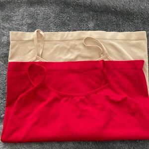 Maternity shape wear. Two (Red and Beige)